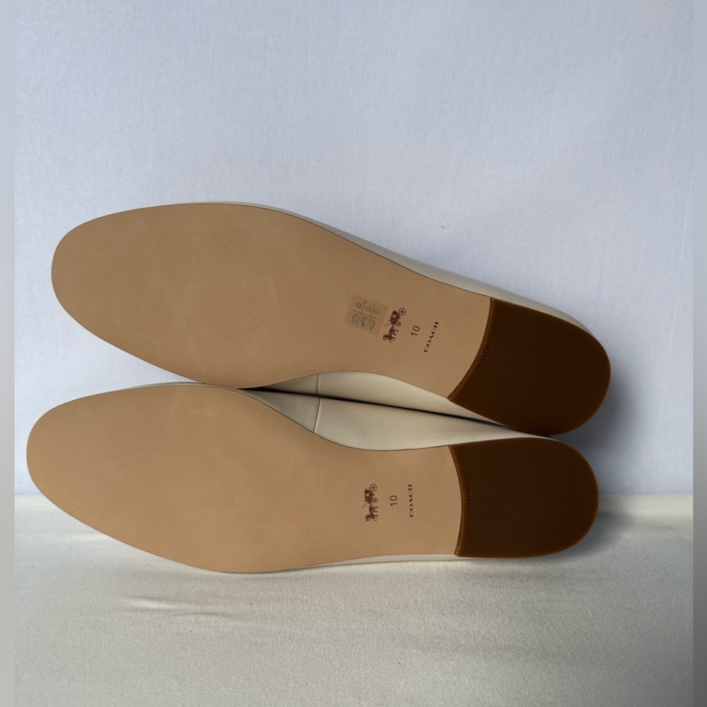 NWT Coach Sienna Slide Sandal Gold/Chalk , not white Size 10B C5770 - Picture 12 of 14